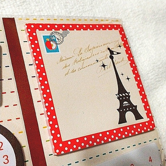 Paris France Stick On Note Reminder Tabs Travel Theme mini Pad France Stationary - Picture 9 of 9